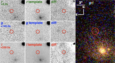 Rapid optical imaging of the fast radio burst FRB 180916